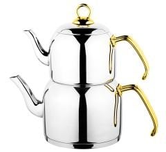 MENEKŞE MEGA ÇELİK SAPLI GOLD ÇAYDANLIK